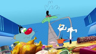 Oggy and the Cockroaches  Mind the Giant S04E23 BEST CARTOON COLLECTION  New Episodes in HD [upl. by Cherey]