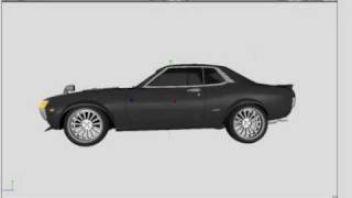 Wings 3d modelled car [upl. by Cybill]