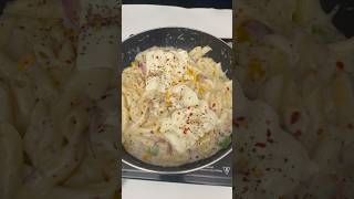 White Sauce Pasta ASMR Style asmr ytshorts [upl. by Brathwaite]