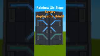 Rainbow Six Siege Sentry Deployable Shield in Minecraft minecraft rainbowsixsiege [upl. by Nilyarg670]