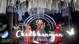 Chedkhaniyan  Dev amp Nehas Wedding Dance Performan  Ring Ceremony amp Sangeet [upl. by Kleinstein274]