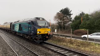 6801866434 amp 57309 on Pathfinder Link’N’Chord ‘the Blue Boys’ railtour —Various locations 190222 [upl. by Aniuqahs453]