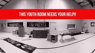 Youth Room 911 This Youth Group Room Needs Your Help [upl. by Darsey605]