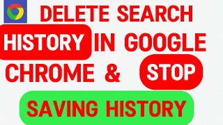 How to Stop Google from Saving Search History  How to delete google chrome history searchhistory [upl. by Aderb]