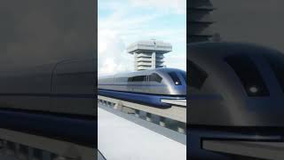 El Tren que Levita La Tecnología del Futuro en Movimiento🚄✨ shortsvideocurisosidadesholaexplora [upl. by Safir666]