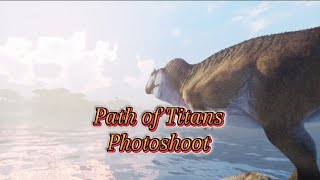 Path of Titans Photoshoot pathoftitans dinosaur dinosaurvideo photography [upl. by Lenahtan875]