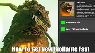 How To Get Easily New Biollante Remodel   Kaiju Universe Update [upl. by Noryt101]