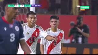 PERÚ vs R DOMINICANA disparo de EDISON FLORES que salió desviado  AMISTOSO INTERNACIONAL 🇵🇪⚽️🇩🇴 [upl. by Tini]