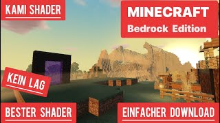 BESTER Shader  Kami Shader PE  Minecraft Bedrock [upl. by Purdum273]