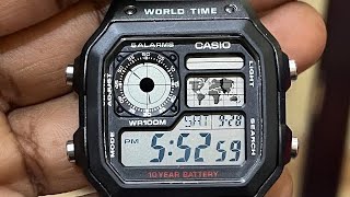 Casio AE1200WH Digital Watch Unboxing casio digitalwatch vintagewatch [upl. by Tyson]