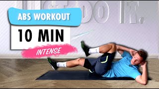 Intense Abs Workout For Football Players  BODYWEIGHT  10 MINS [upl. by Alejo]