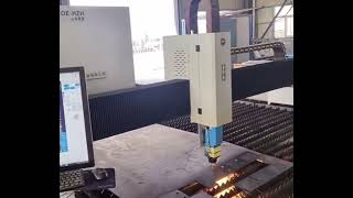 12kw laser cutting machine cut 12mm carbon steel [upl. by Crawford748]