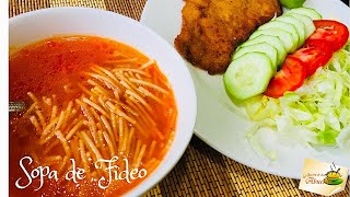 Sopa de fideo deliciosa receta [upl. by Aniteb71]