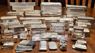 Full 1200oz Silver Bar Stack  December 2022 [upl. by Yenaiv]