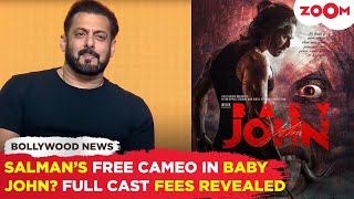 Salman Khan did CAMEO for FREE in Atlees Baby John Varun Dhawan Keerthy amp full cast fees REVEALED [upl. by Ldnek670]