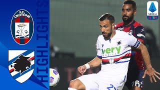 Crotone 01 Sampdoria  Quagliarella Goal Lets Sampdoria Take Home All 3 Points  Serie A TIM [upl. by Betti]