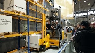 Jungheinrich at LogiMAT 2016 [upl. by Ahsiekat834]