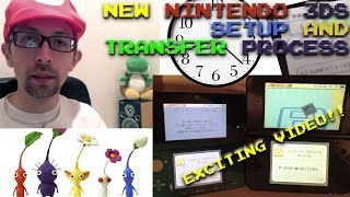 New Nintendo 3DS Setup and System Transfer [upl. by Garrek]