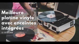 Meilleure platine vinyle avec enceintes intégrées — 11 Options de tournedisque avec hautparleur [upl. by Philana]