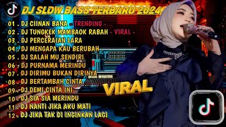 DJ SLOW FULL BASS TERBARU 2024 🌾DJ CIINAN BANA • DJ SALAHMU SENDIRI • VIRAL [upl. by Ellmyer]