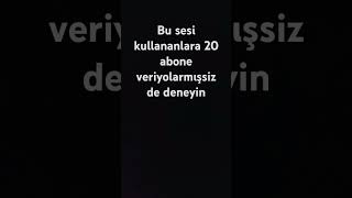 20 abone mi verr kesfeteyizz [upl. by Tedmann]