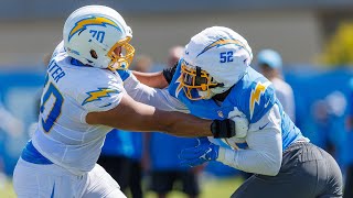 Chargers Highlights From 1st Padded Practice  LA Chargers [upl. by Birdella]