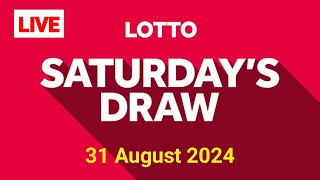 The National Lottery Lotto Draw Live Results from Saturday 31 August 2024  lotto Results live [upl. by Sprague]