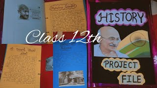 History Project  Class 12  Global legacy of Gandhian ideas [upl. by Anaicul]