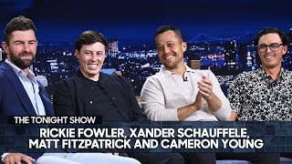 Rickie Fowler Xander Schauffele Matt Fitzpatrick and Cameron Young Talk BrandNew TGL Golf League [upl. by Yeleak]