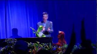 Muppets Kermit the Frog and Rowlf the Dog sing Rainbow Connection at the D23 Expo 2011 [upl. by Theis]