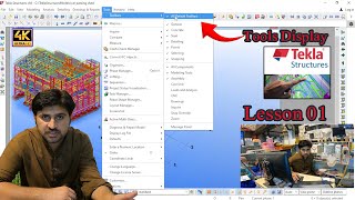 Tool Settings  Tekla Structure Designer Tutorial For Beginners  Lesson 01  HindiUrdu [upl. by Nylazor546]
