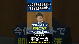 【国会中継】送金手数料ゼロの未来へ！デジタル通貨で切り拓く経済改革！中谷一馬が問う、日本が目指すべき金融体制とは [upl. by Raine156]