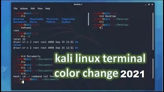 Solved  Make terminal colorful in kali linux 2021 [upl. by Tigges510]