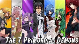 The 7 Primordial Demons Strongest Beings  LIGHT NOVEL SPOILERS  Tensura Explained [upl. by Yrdua763]