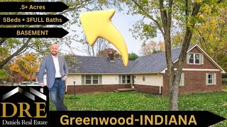 4588 Southway Rd Greenwood 46142  5 Bedroom  3 Full Bathrooms  Basement  Center Grove Schools [upl. by Zechariah]