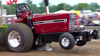 Tractor Pulling 2023 Light Pro Stock Tractors pulling in Lynn IN  NTPA Region 2 [upl. by Vetter]