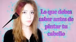 Antes de pintarte el cabello mira este video [upl. by Lalittah]