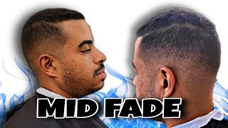 CORTE DE CABELO MID FADE  PASSO A PASSO [upl. by Kuebbing541]