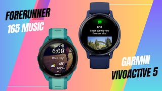 Forerunner 165 Music Vs Garmin Vivoactive 5 [upl. by Kavanaugh]