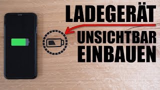 Ladegerät KONTAKTLOS in Tisch einbauen  Dein Handy wird induktiv geladen [upl. by Aenert527]