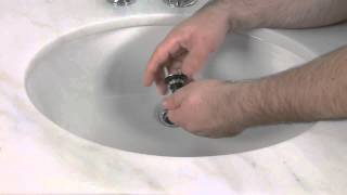 Lavatory Clicker Drain Replacement [upl. by Gwen]