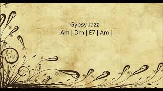 Ukejam  Am Dm E7 Am GypsyJazz [upl. by Ynner]