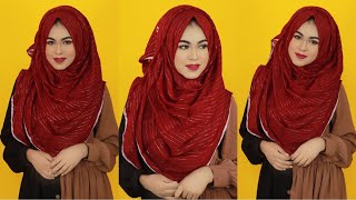 Hijab Tutorial with Dupatta Orna  MUNA [upl. by Barrie582]