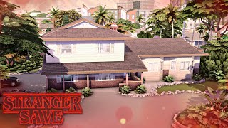 BYERSS CALIFORNIA HOUSE ✨ Stranger Save Bonus Build  The Sims 4 Speed Build  No CC [upl. by Yednil]