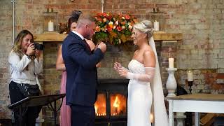 Botley Hill Barn  Surrey Wedding Video  Videographer [upl. by Aicetel]