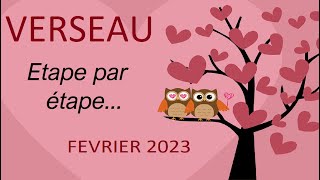 VERSEAU♒ FEVRIER 2023 〰 Etape après étape PaulineVoyance ​ [upl. by Akcirehs811]