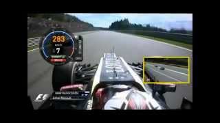 F1 Spa 2012 Kimi Raikkonen onboard Start [upl. by Yelnek]