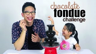 TERONG RASA COKLAT CHOCOLATE FONDUE CHALLENGE Ft PONAKAN [upl. by Oca443]