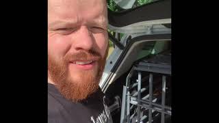 How to install dog cage Mimsafe Variocage in the Skoda Kodiaq raised floor modification part 22 [upl. by Christie356]