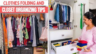 Clothes Folding and Closet Organizing Tips for Family  How to Keep Closets Always Neat and Tidy [upl. by Standley]